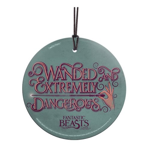 Fantastic Beasts and Where to Find Them Wanded and Dangerous StarFire Prints Hanging Glass Ornament